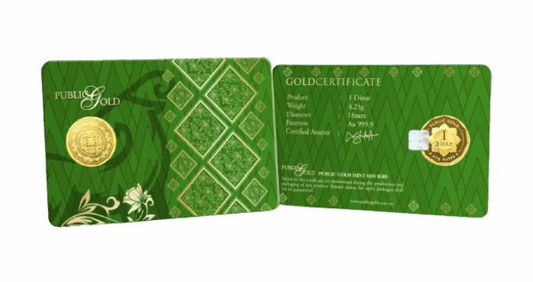 1 DINAR 4.25G 999