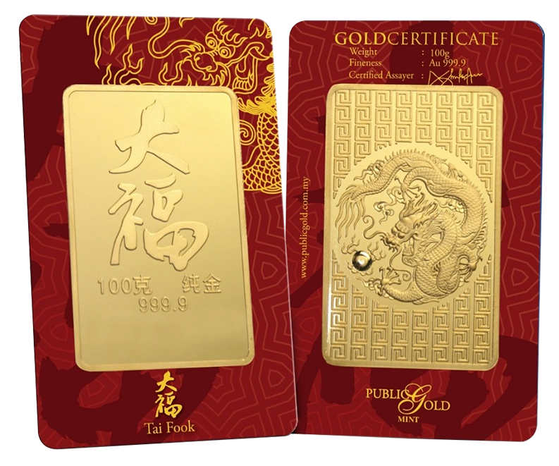 TAI FOOK 100G 999
