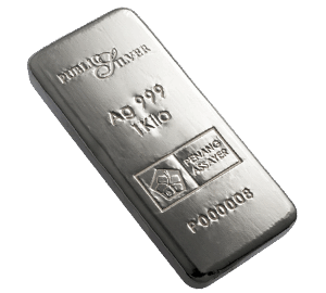 SILVER BULLION BAR 1000G 999