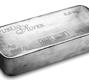 SILVER BULLION BAR 5000G 999