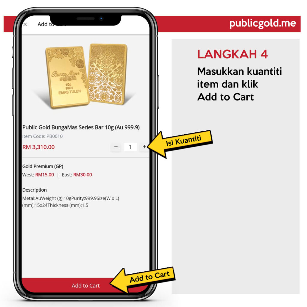 emas fizikal public gold