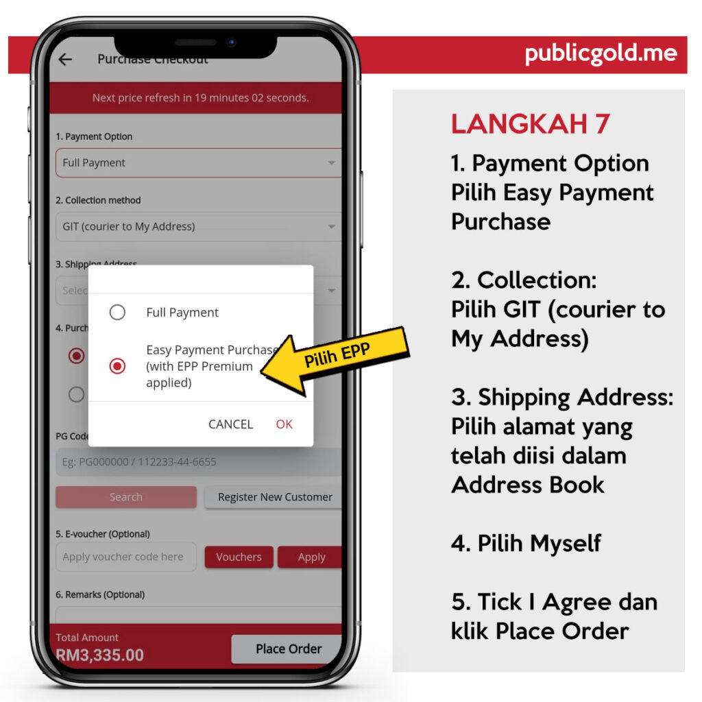 emas fizikal public gold