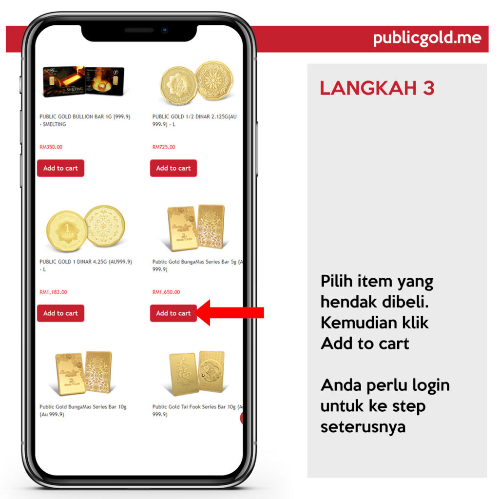 emas fizikal public gold