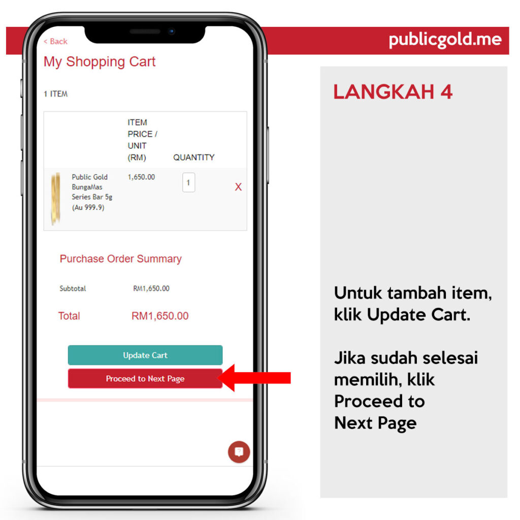emas fizikal public gold